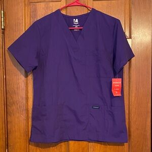 Dagacci Purple Scrub Top